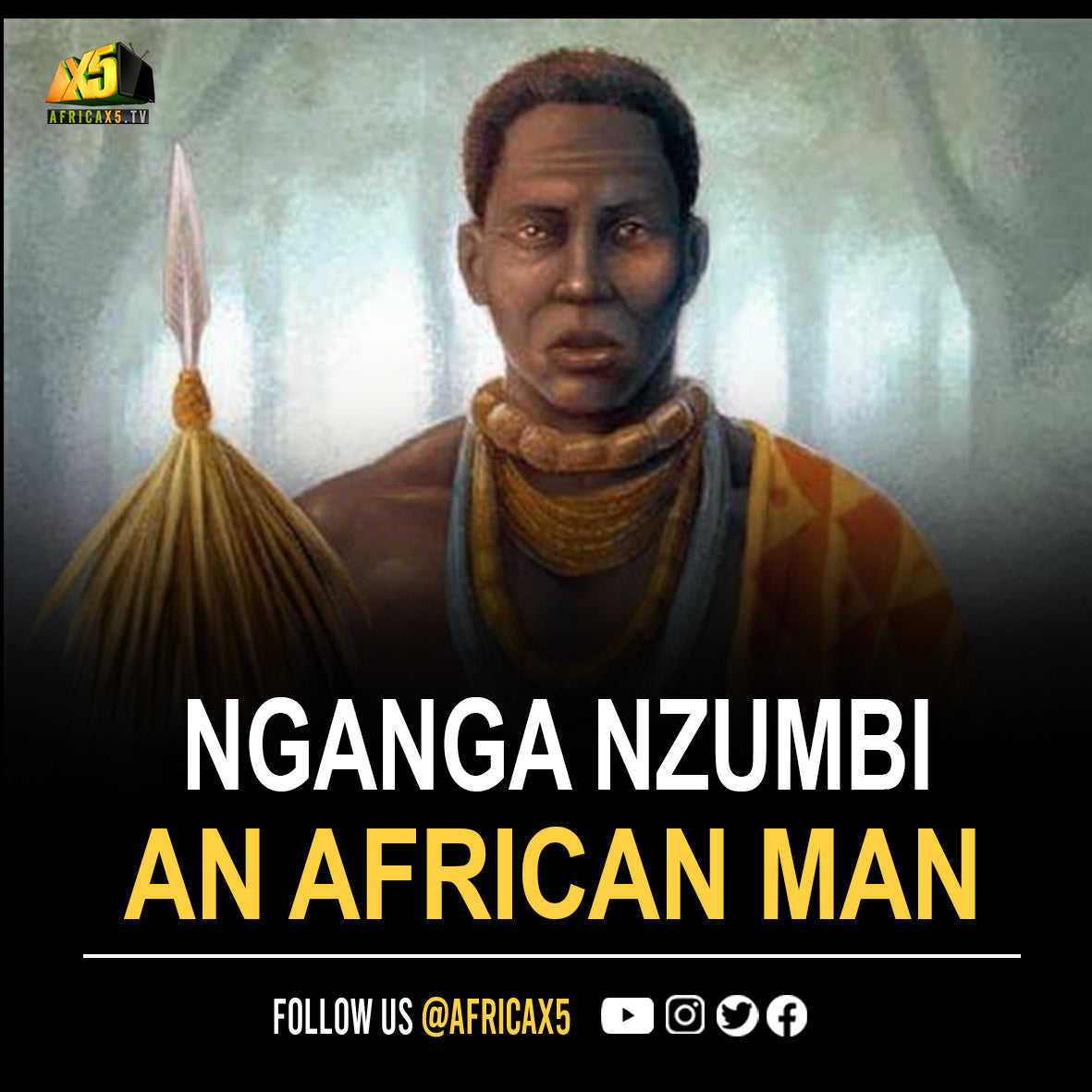 Nganga Nzumbi was an enslaved African who escaped bondage on a sugar plantation and eventually rose to the position of highest authority within the kingdom of Palmares