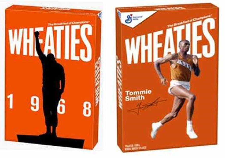 Feature News: Olympian Tommie Smith, Who Took A Stand In 1968 And Was Punished, Graces Cover Of Wheaties Cereal Box