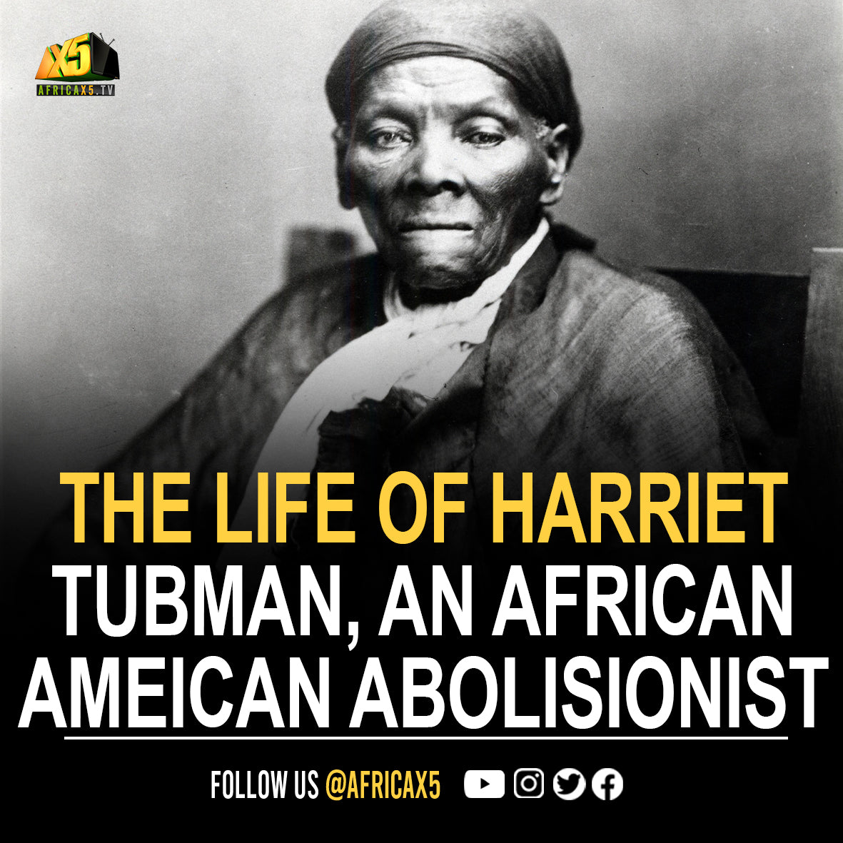 Harriet Tubman (born Araminta "Minty" Ross) was an African-American abolitionist, humanitarian, and Union spy during the American Civil War.
