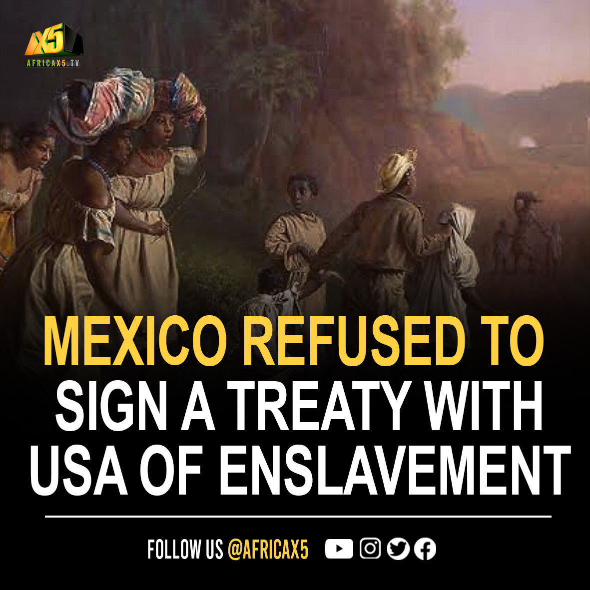 Mexico abolished slavery in 1829. Enslaved people were escaping to Mexico. The U.S. tried to get Mexico to sign a fugitive slave treaty to return escapees but Mexico refused to sign such a treaty